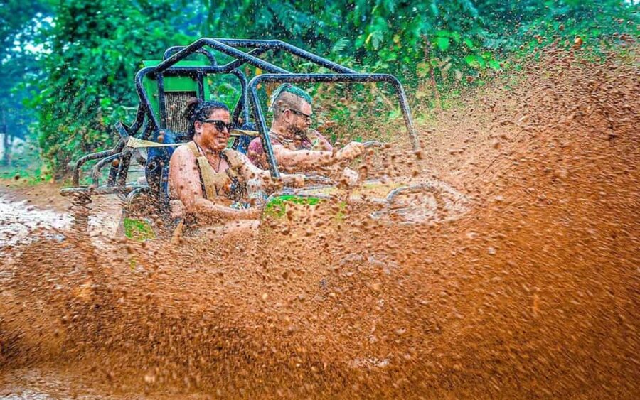 Punta Cana: Explore in Buggy ATV Tour Cenote Macao Beach - The ride through private jungle trails