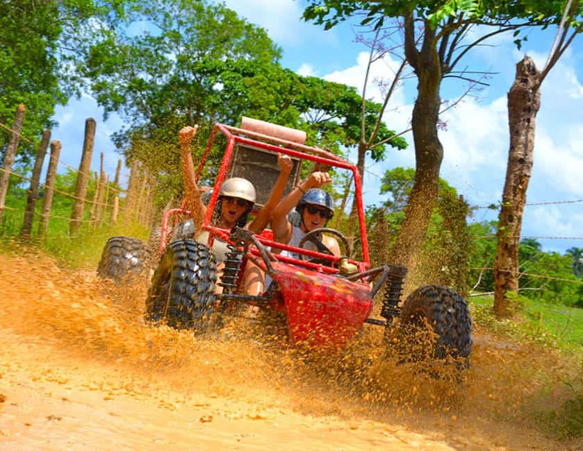 Punta Cana: Extreme Buggy Tour with River Cave & Macao Beach - Driving your own buggy through steep terrain
