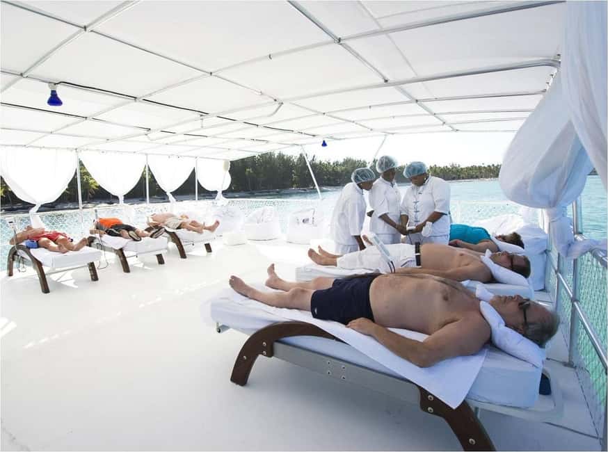Punta Cana Floating Ocean Spa Experience with Massage & Yoga - Pickup From Your Hotel in Punta Cana