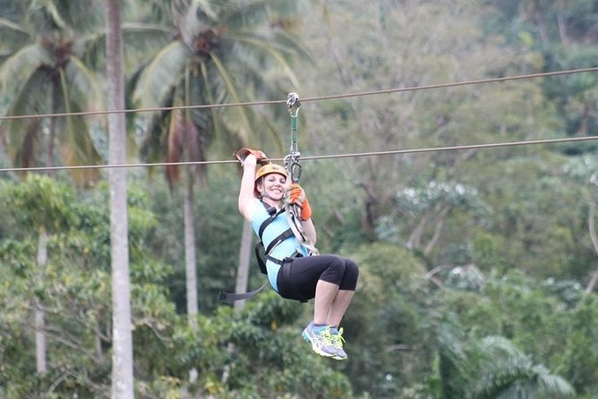 Punta cana: Half-Day Zipline Tour - Safety equipment and staff support