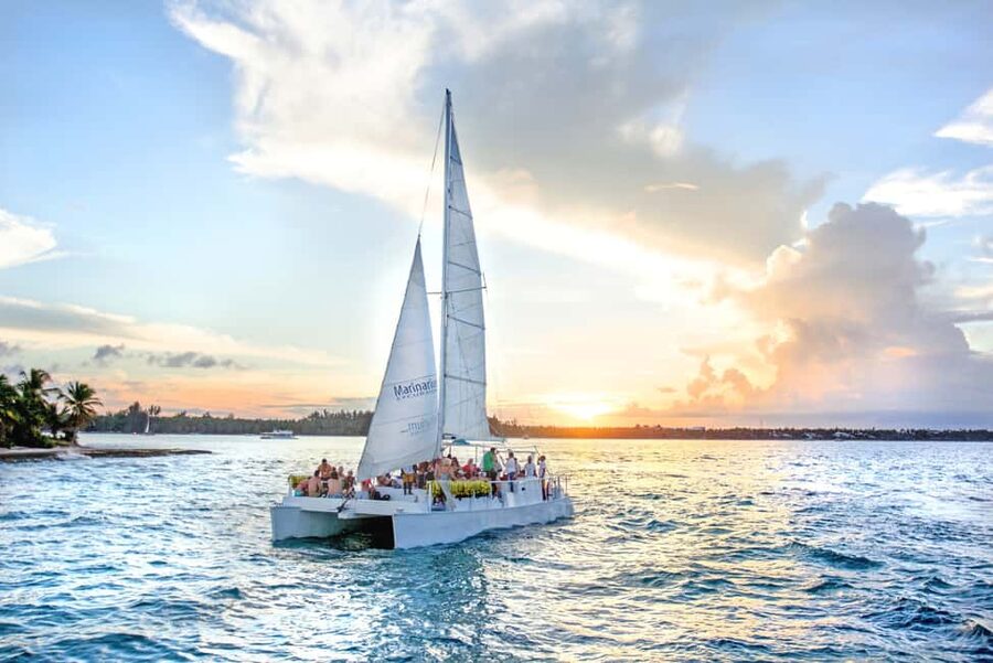 Punta Cana Happy Hour Sailing Cruise - Boarding with a welcome drink