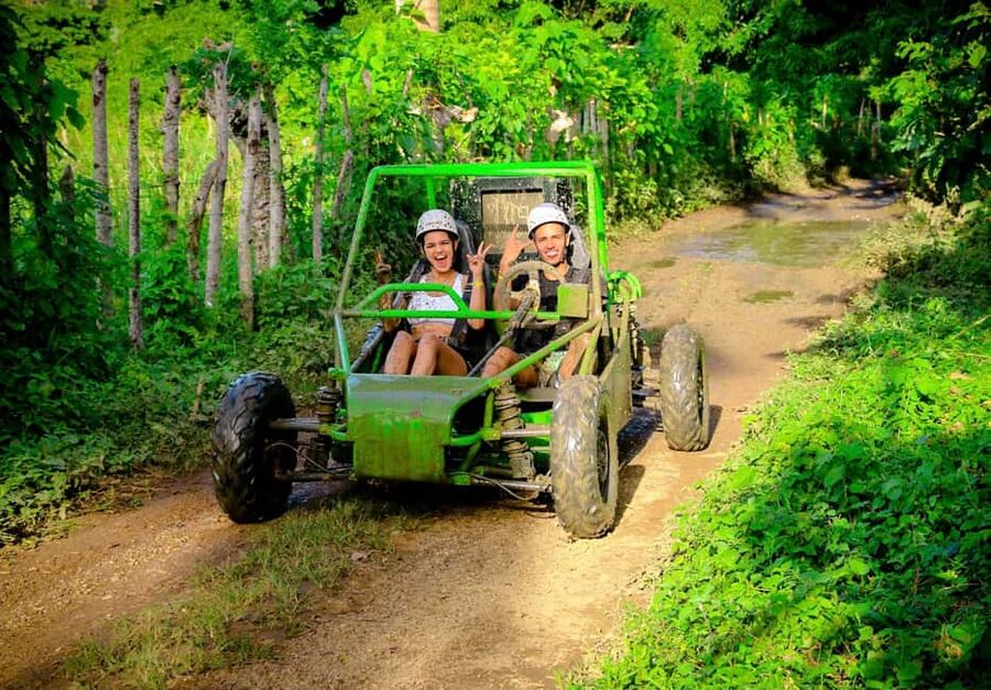 Punta Cana: Jungle Safari Zipline, Buggies and Horse Riding - Three adventure stops at Hacienda Tuko