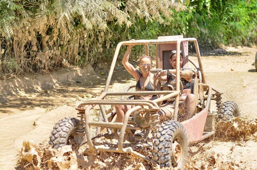 Punta Cana: Macao Beach Buggy Lagoon Cave Tour - Macao Beach gives you the first swim