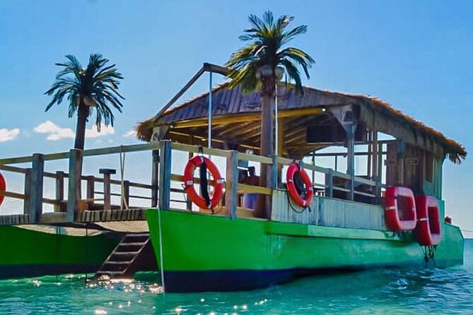 Punta Cana Noahs Ark Party Boat with Open Bar DJ - A Jamaican party boat with a Punta Cana backdrop