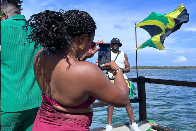 Punta Cana Noahs Ark Party Boat with Open Bar DJ - The dolphin view is brief and easy to misunderstand