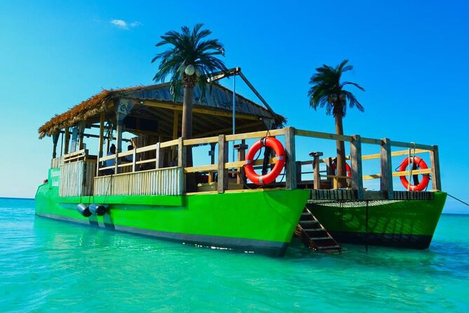 Punta Cana Noahs Ark Party Boat with Open Bar DJ - Boarding the boat is part of the challenge