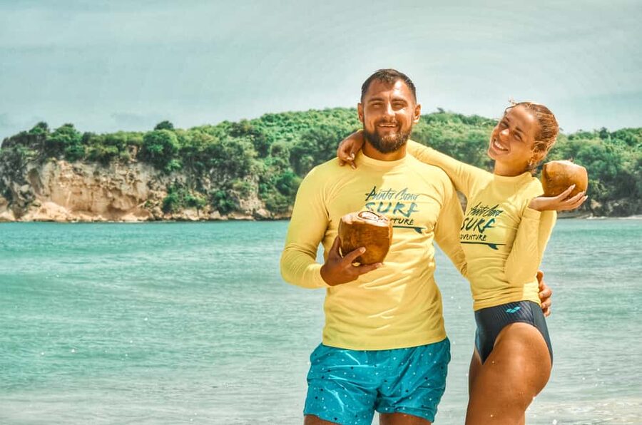 Punta Cana: One-on-One Surf Lesson on Macao Beach - Taking the board into Macao’s clear water