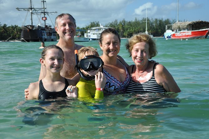 Punta Cana Parasailing & Snorkeling Cruise Experience - Boarding the double-decker catamaran