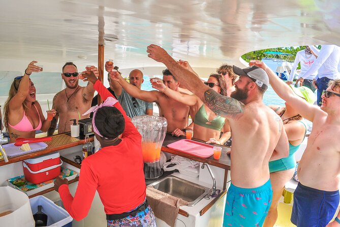 Punta Cana Party Boat (Only Adult) - The shallow natural pool is the afternoon’s social center
