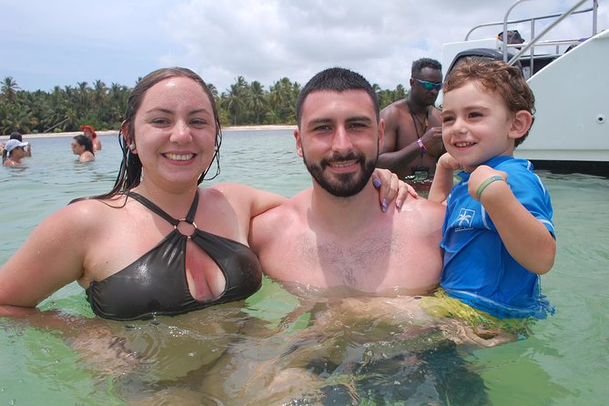 Punta Cana Party Boat:open bar - The natural pool and bar in the water