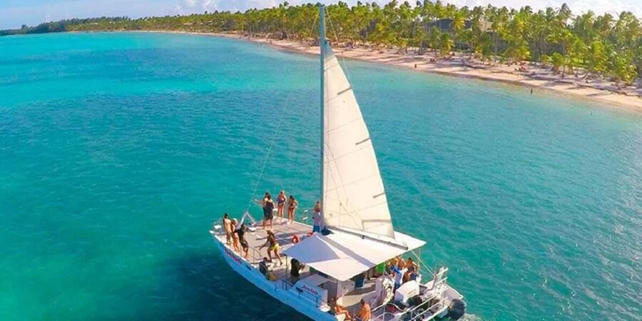 Punta Cana: Party Boat with snorkel and open bar included - What the catamaran experience feels like