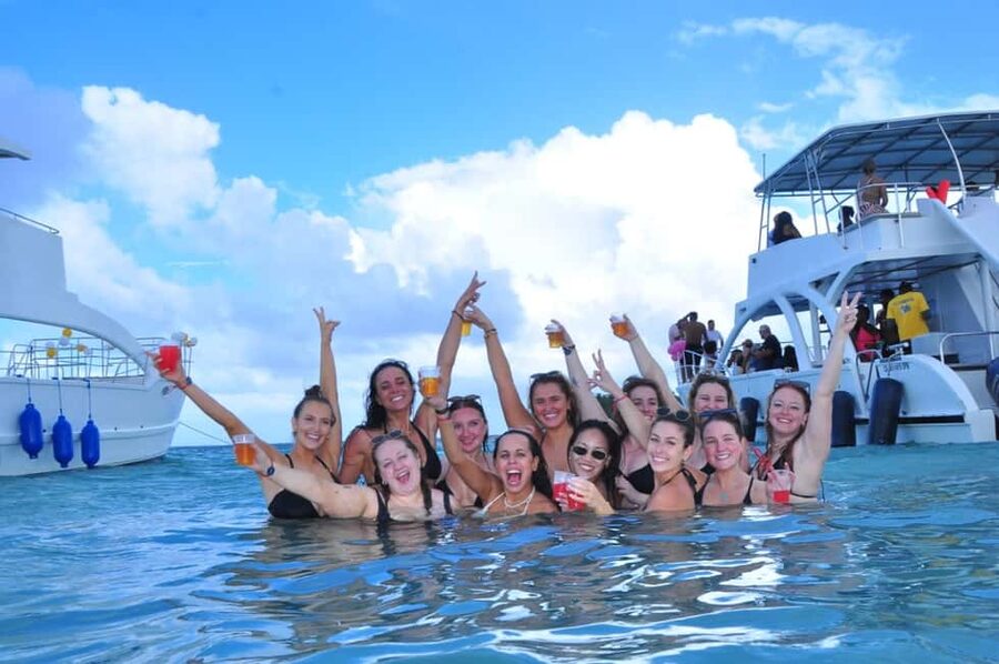 Punta Cana Private Catamaran Cruise, Open Bar & Snorkeling - Cruising the coast after the swim
