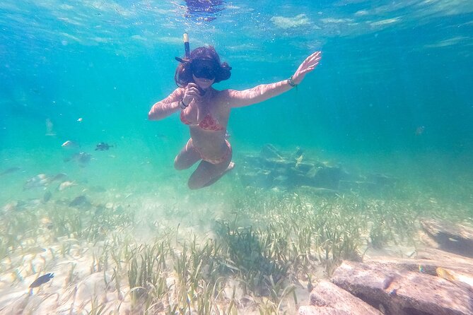 Punta Cana Private Cruise up to 10 people - A four-foot natural pool on the way back