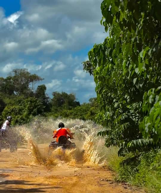 Punta Cana: Private VIP ATV Panoramic City & Off-Road Tour (No Crowds) - A private beach stop with time to swim
