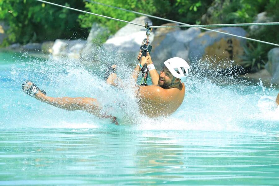 Punta Cana: Scape Park Entry for Cenote, Zip Lines, & Caves - Zip lines above the trees