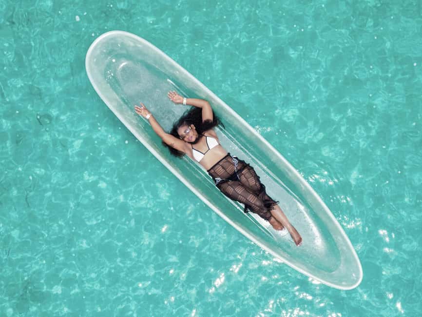Punta Cana: Single Clear Kayak Photoshoot - My call: book it if the photos are the main event