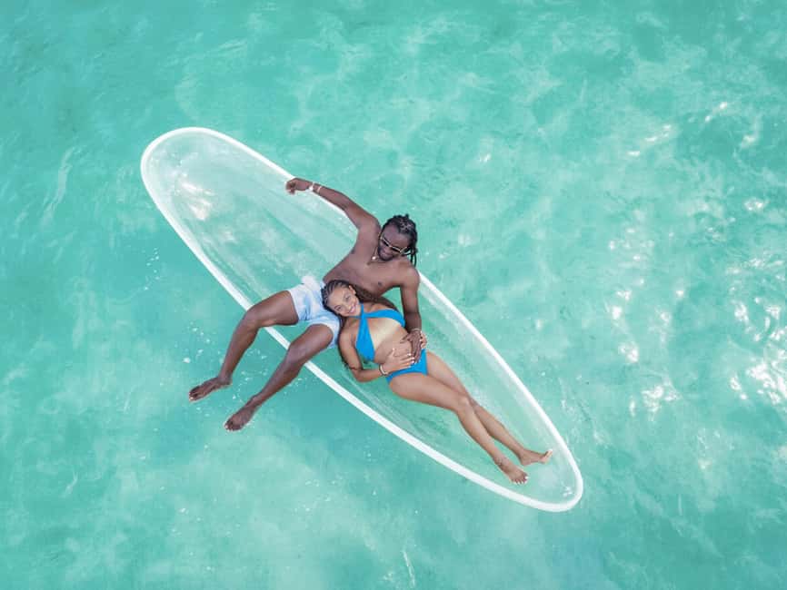 Punta Cana: Single Clear Kayak Photoshoot - Your first minutes in the clear kayak