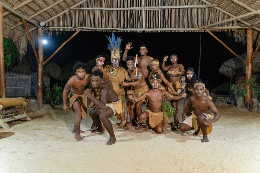 Punta Cana: Sunset Buggy Tour With Cave Swim and Dance Show - Dominican dinner, coffee, and an open bar