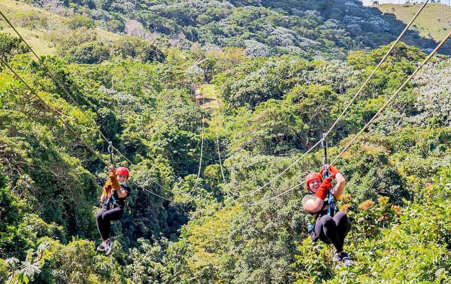 Punta Cana: Triple Jungle Adventure Park Tour with Tastings - Twelve zip lines with a proper safety start
