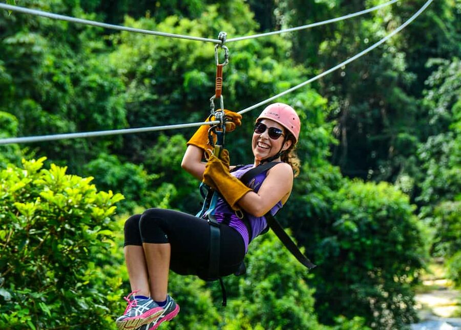 Punta Cana: Triple Jungle Adventure Park Tour with Tastings - Monkeyland and the squirrel monkeys