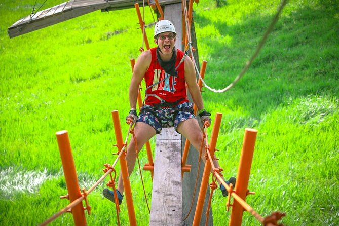 Punta Cana Zip Line, horse riding & Buggy - Eight ziplines and the hanging bridge
