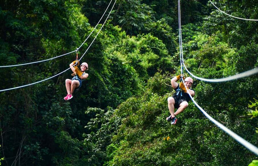 Punta Cana: Zip-Lining 12 Cables - The 800-meter ride is the main event