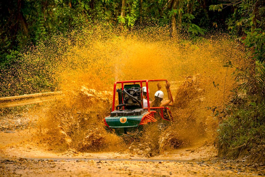 Punta Cana: Zipline, Chairlift, Buggy & Horse Ride Adventure - Lunch, river time, and the cultural safari