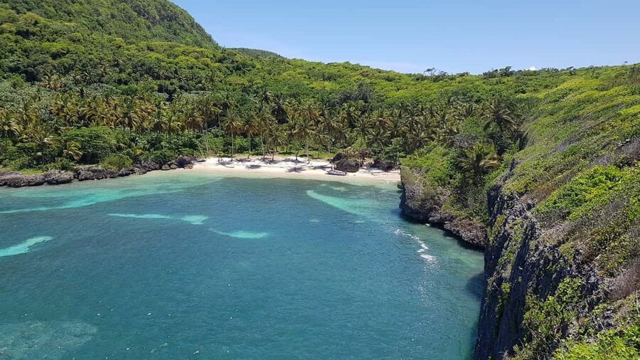 Samana: Fronton & Madame Beach tour Las Galeras - The 20-minute boat ride from Playa Grande