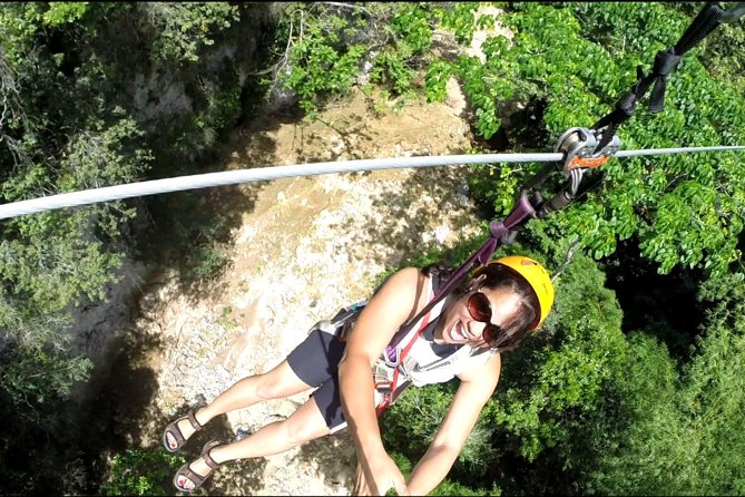 Samana Zip Line with Waterfalls & Culture Tasting - The equipment and safety setup