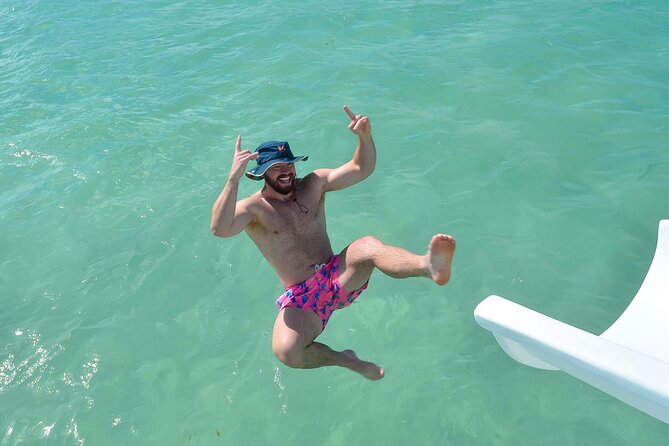Sand-Bar Punta Cana Party Boat unlimited drinks, snorkeling Vibes - The sandbar stop, fresh coconut, and water toys