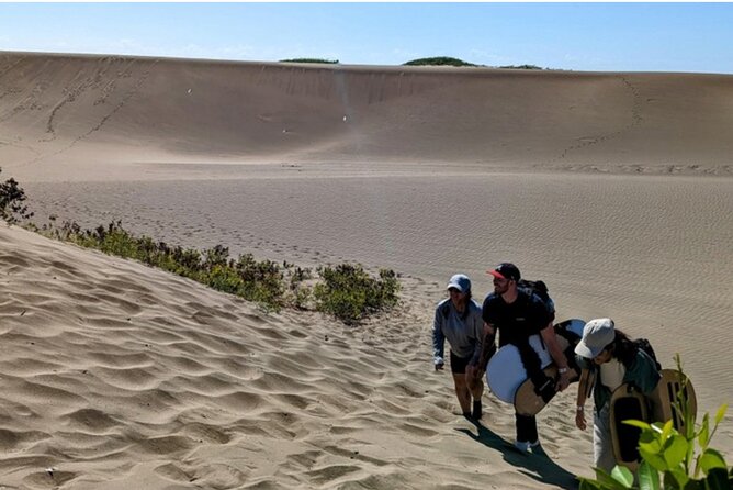 Sandboarding & Snorkeling at the Dominican desert - The walk to Playa El Derrumbao