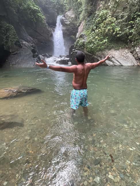 Santo Domingo: Paradisiac Waterfall & Lunch Cooked Over Wood - A clear, cold swim beneath the trees