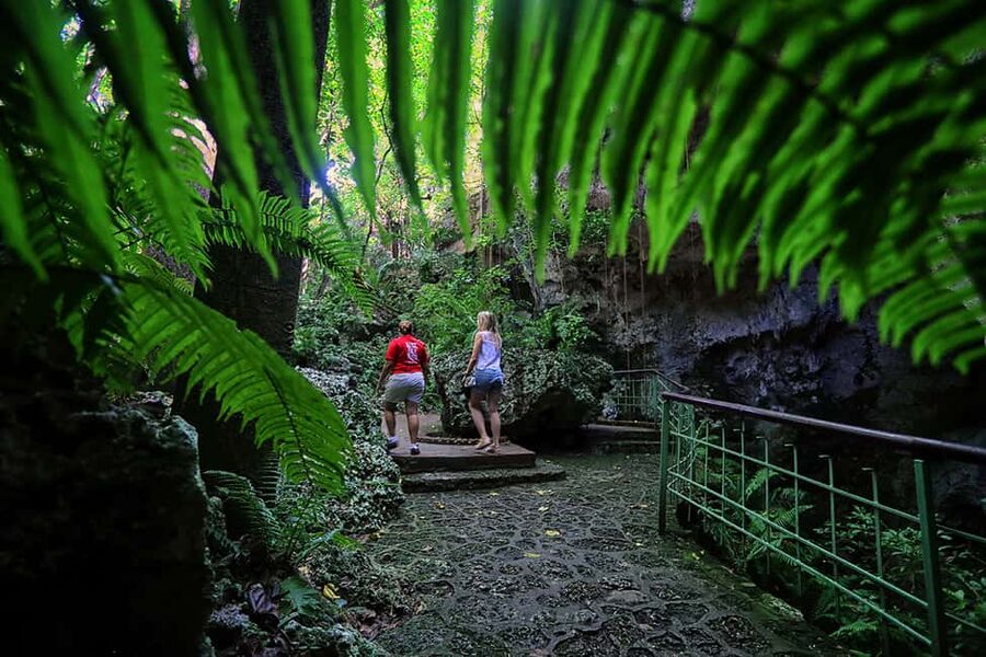 Santo Domingo: Three Eyes National Park Guided Tour - La Nevera Lake and the cool cave interior
