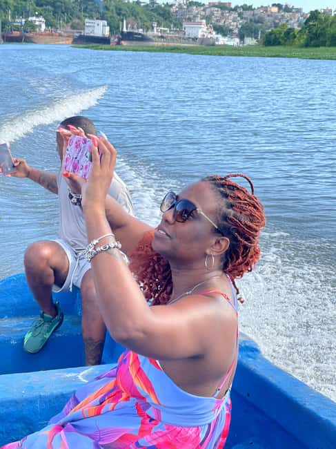Santo Domingo Top: Colonial Zone Boat Ride Adventure - Columbus landmarks seen from the water
