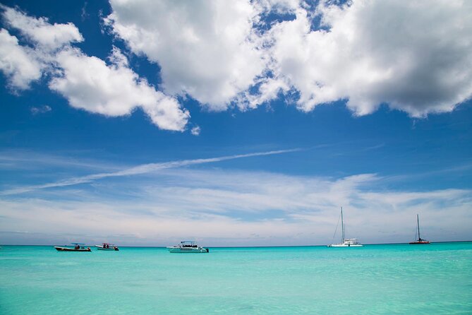 Saona Catamaran Cruise with Lunch and Natural Swimming Pool - Guides Can Make a Crowded Day Feel Much Better