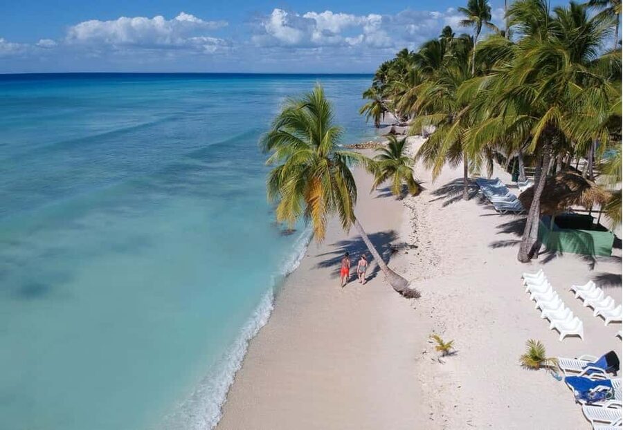Saona Island all day with lunch and open bar departing from Punta Cana - The Punta Cana pickup and road to Bayahibe