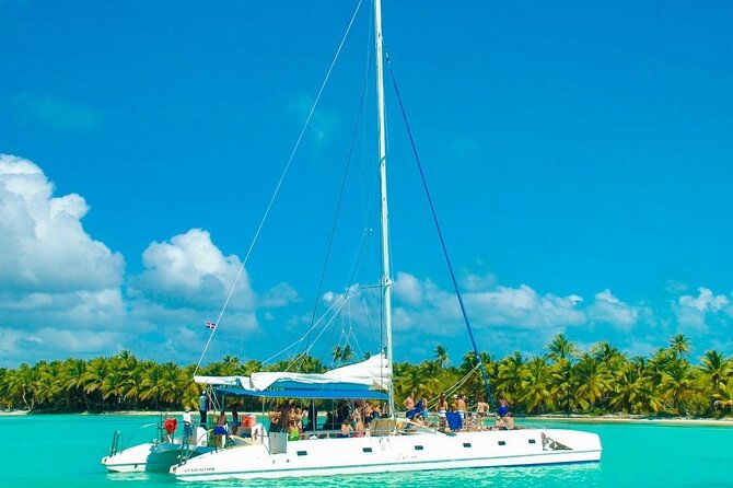 Saona Island Catamaran Adventure with Free Food and Transportation - Three hours on the beach at Saona