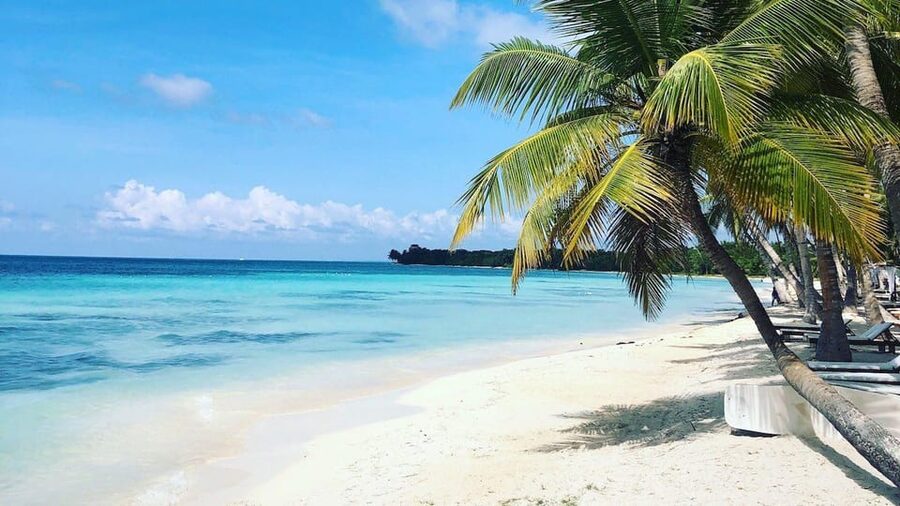 Saona island small group boat with water slide with lunch - What $95 gets you
