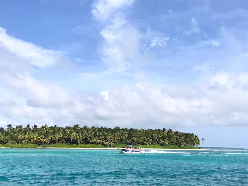 Saona Island Tour All Inclusive Speedboat and Catamaran - Reaching Bayahibe from Punta Cana