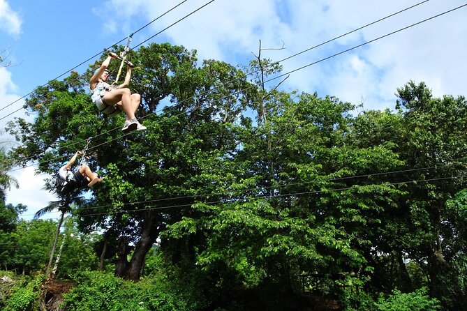 Shore excursion 7 waterfalls &5 zip lines amber cove & Taino bay - Lunch gives you a needed reset