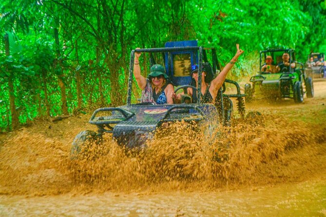 Small Group ATV and Buggy Tour - Cooling off at Taina Cave