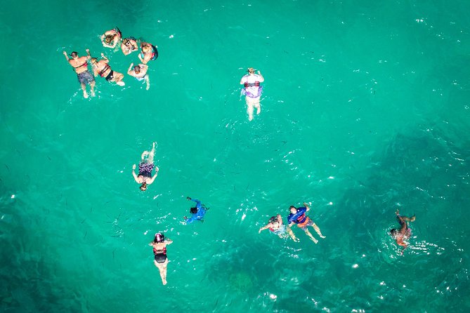 Small Group Snorkeling Cruise with Open Bar and Light Snacks - The sandbar stop and floating bar