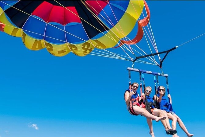 Speedboats and Parasailing Combo - Snorkeling is included, but the water time is unclear