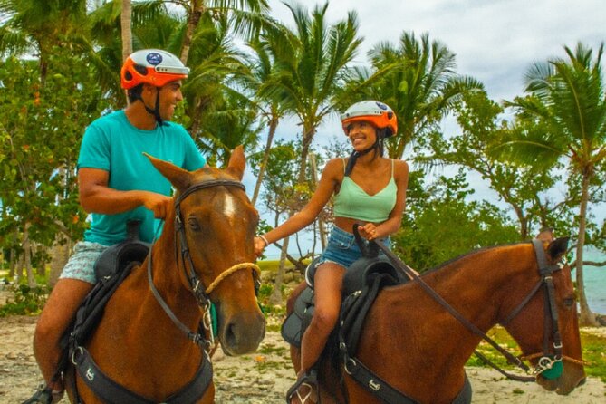 Swimming with Horses at the Beach from Punta Cana Free transportation - Indigenous Eyes and the Taíno connection