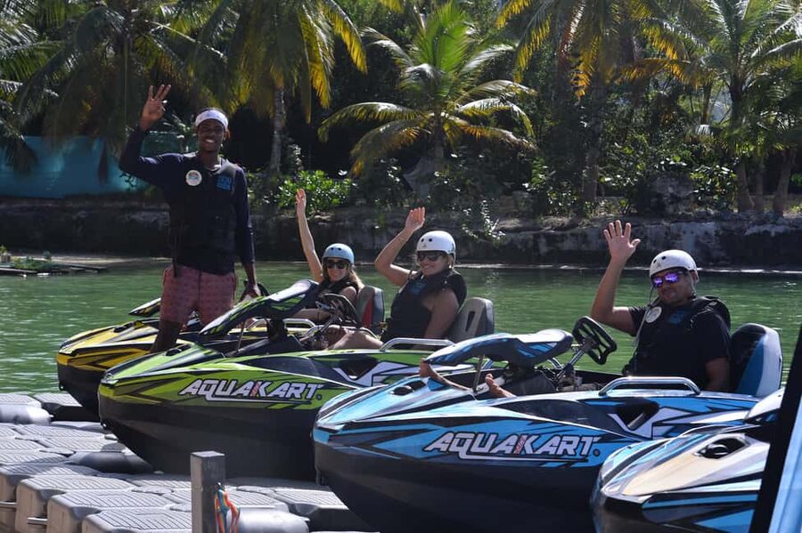 THE ONLY JET SKI TOUR IN PUNTA CANA - A water park built around motors, not the open sea