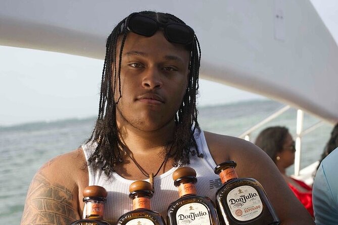 The Wildest Hip Hop Party Boat in Punta Cana Adults Only - The shallow natural pool and sandbank