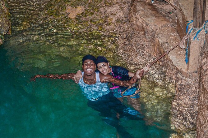 Tour ATV and buggy in Punta Cana Dominican Republic - Cooling off in the Taino cave