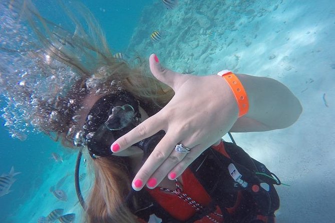 Underwater Marriage Proposal - Champagne on the catamaran