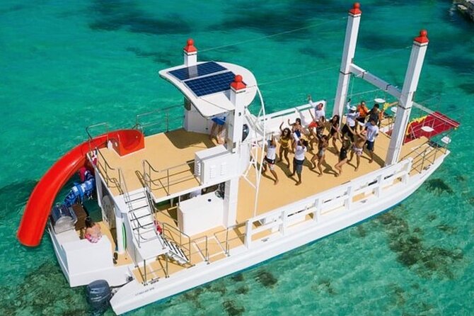 VIP Catamaran with Snorkeling - The natural pool and floating bar stop