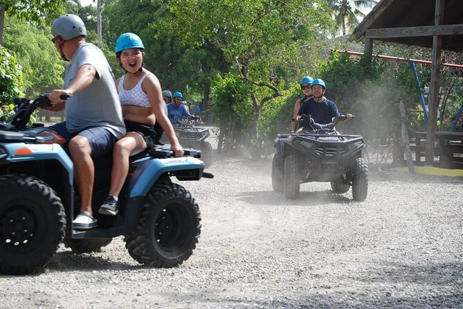 VIP DayPass: ATV, ZipLine, Horse Riding / Shore Excursion & Hotel - ATV riding through riverbeds and villages